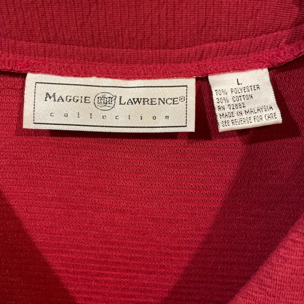 Red Vintage Maggie Lawrence Dress - Picture 3 of 4